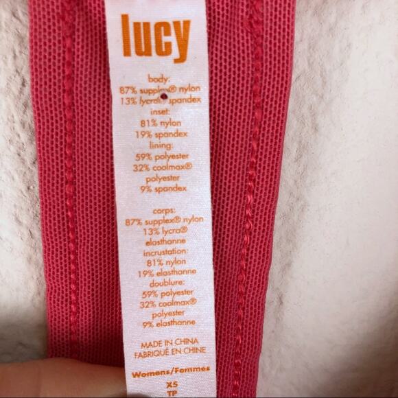 LUCY Ruched Racerback Tank Top XS - Picture 6 of 6